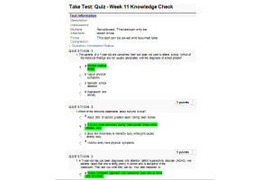 xNRNP 6541 Week 11 Quiz-Knowledge Check